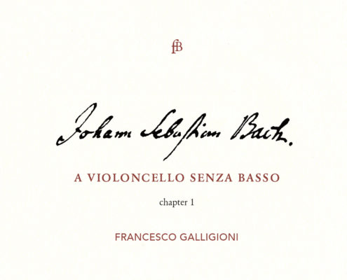 BACH - a violoncello solo - chapter 1